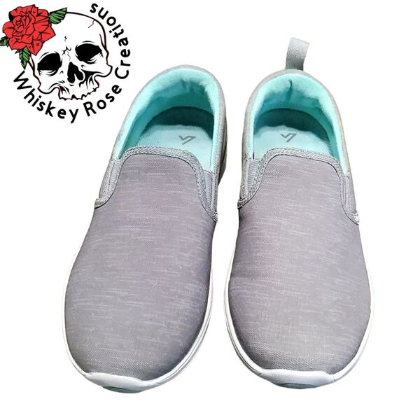 Vionic Kea Gray Orthotic Sport Walking Shoes Womens Size 7 ASR1271 Slip On - Picture 2 of 9